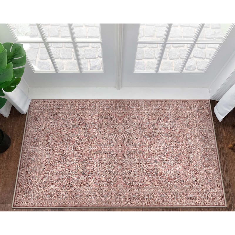 Well Woven Asha Isolde Vintage Oriental Flat-Weave Area Rug