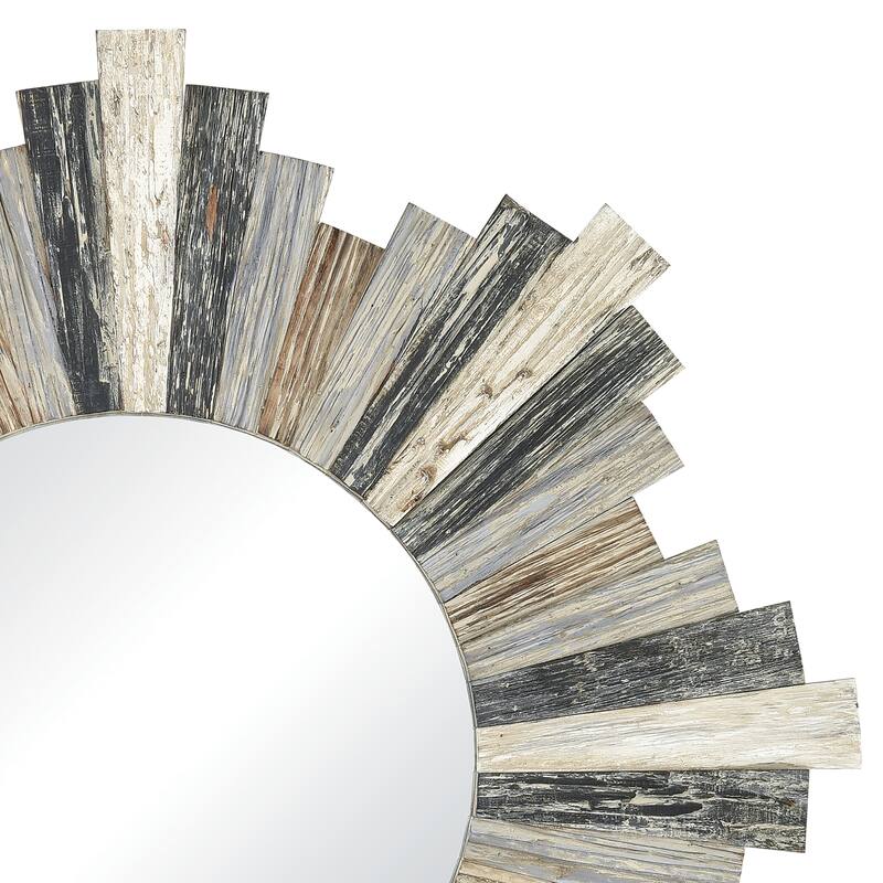 Elk Home Chatham Light Gray Wood 31.5 Inch Wide Mirror