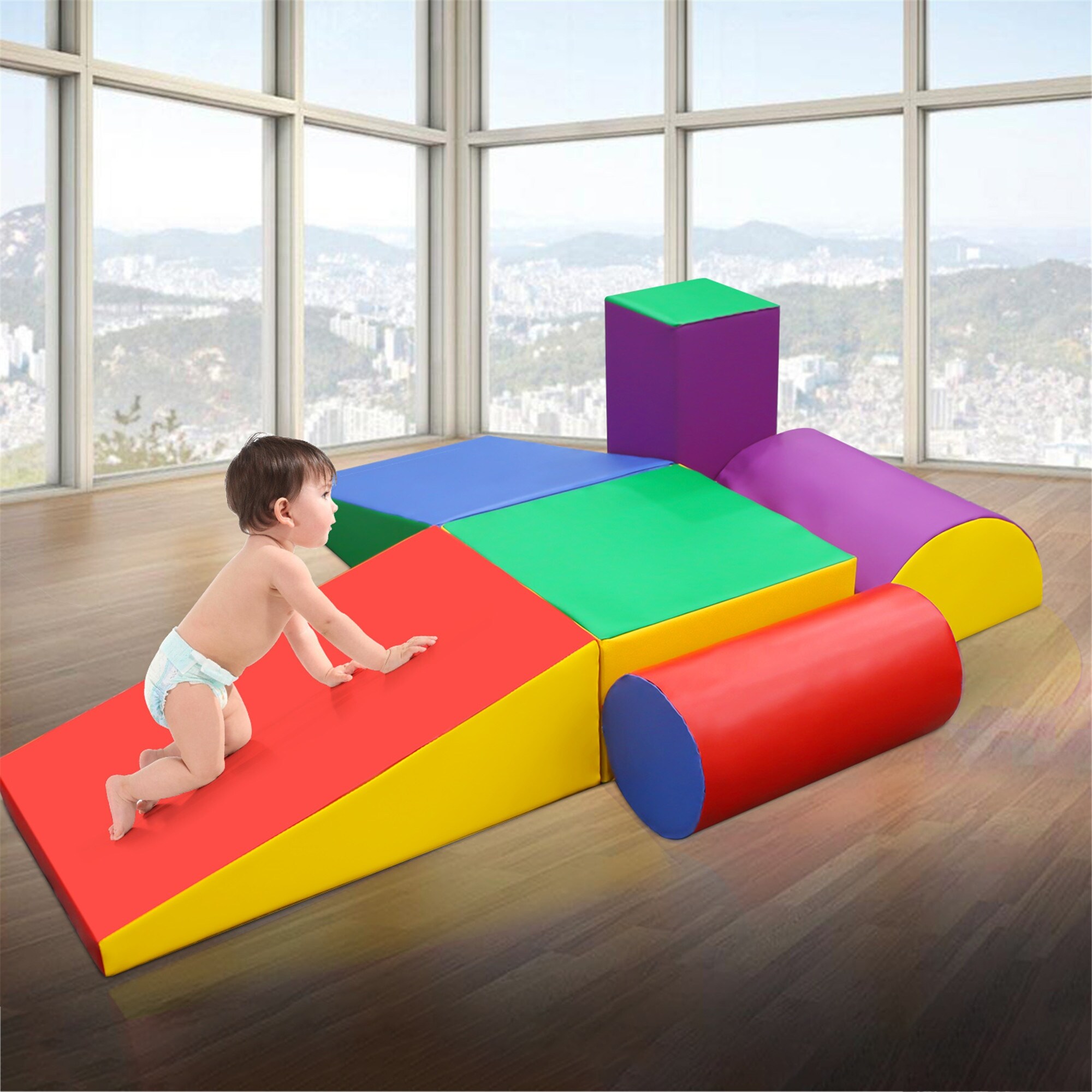 climb and crawl activity play set