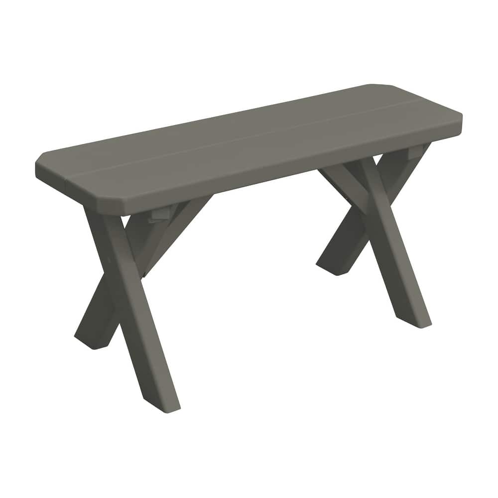 Pine 3' Crossleg Bench
