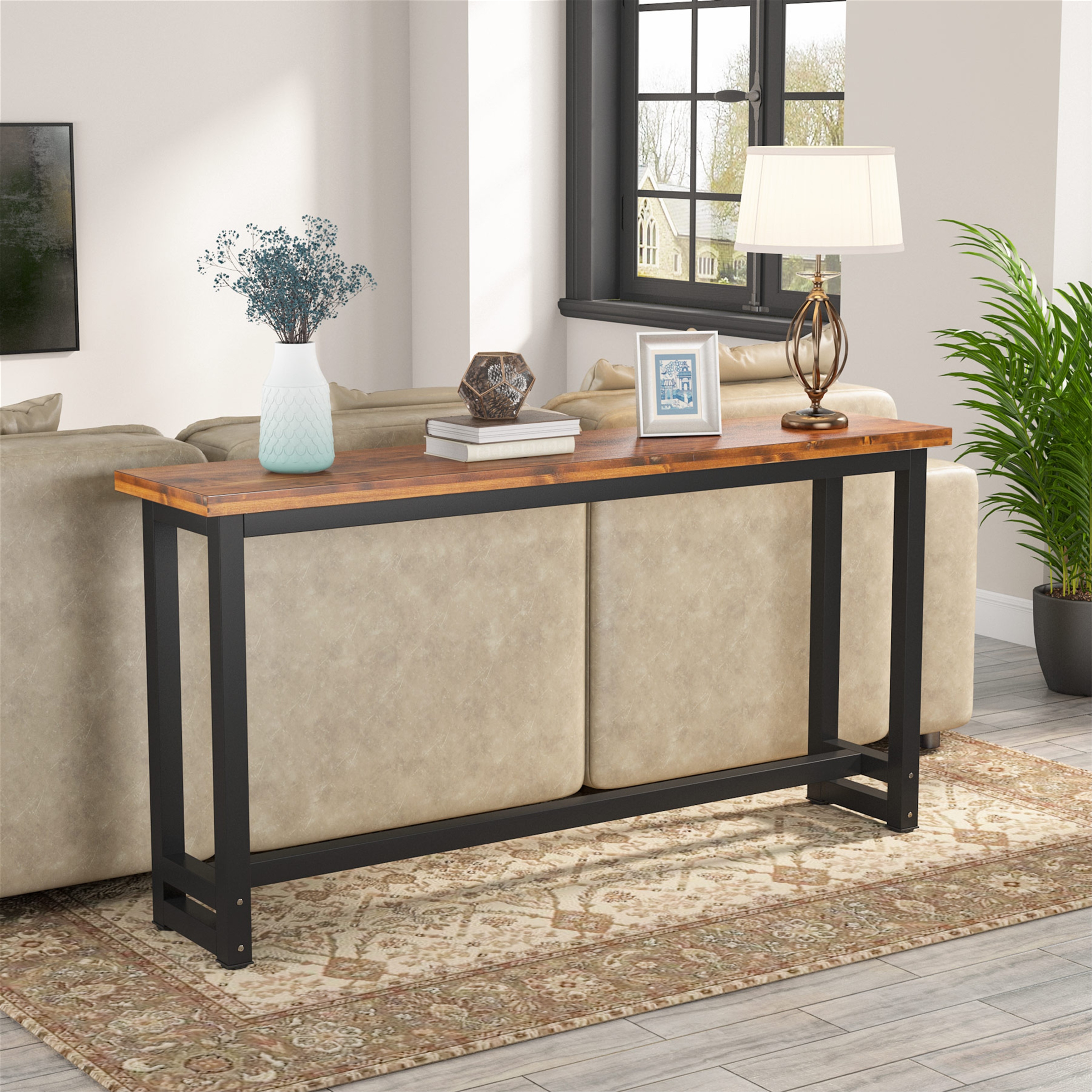 70 9 Inches Extra Long Industrial Sofa Table Console Table Bar Table Overstock 31307368 That's why we have a wide range of tables in different shapes, colors.