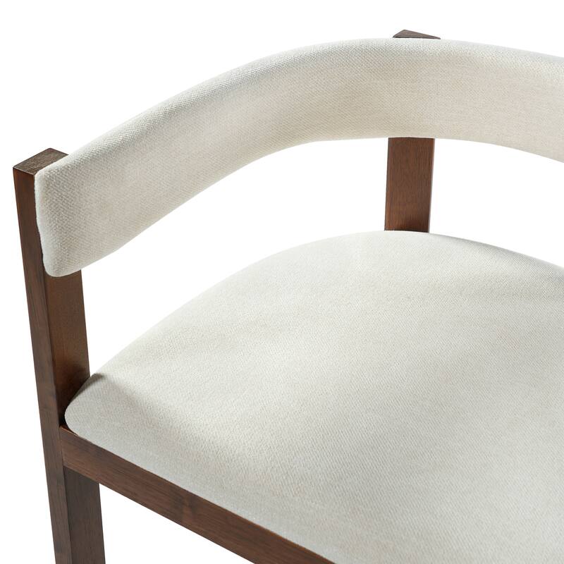 Christopher Knight Home - Dawson Modern Dining Arm Chair Set with Sculpted Comfort and Solid Wood Support
