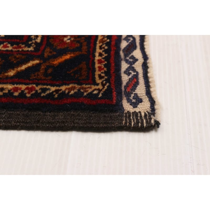 Teimani Navy Rug 3'9" x 6'5" - 3'9 x 6'5