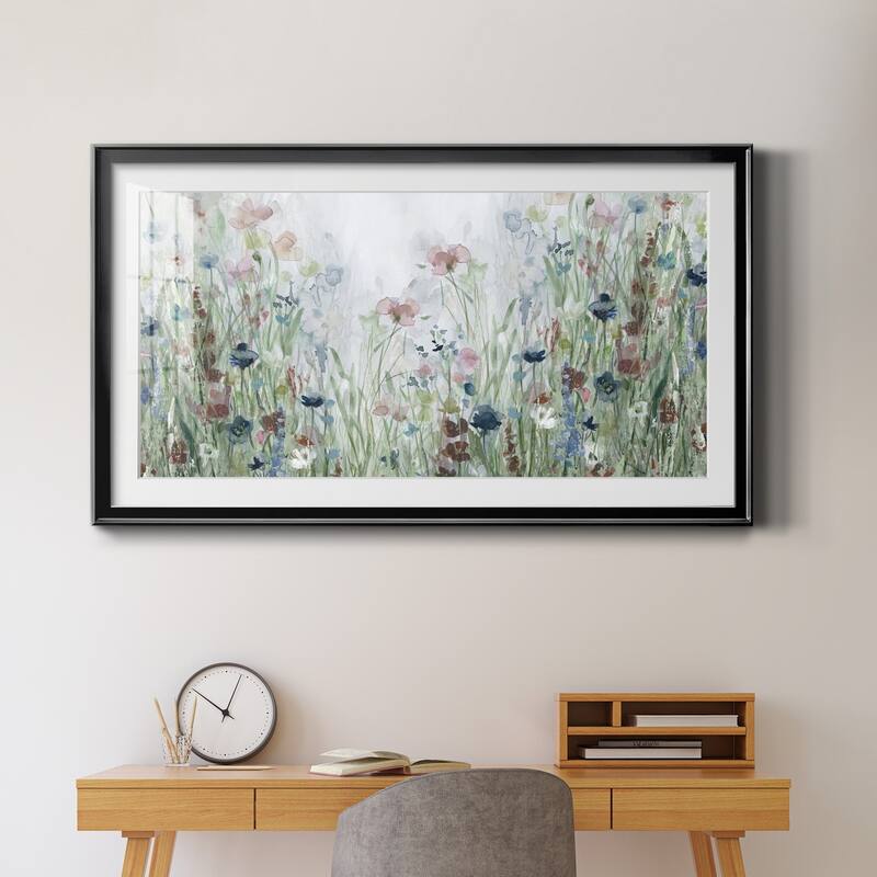 Wildflower Fields- Premium Gallery Framed Print - Ready to Hang