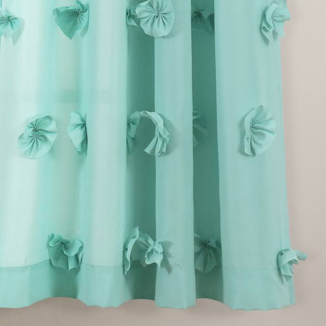 Silver Orchid Turpin Single Window Curtain Panel