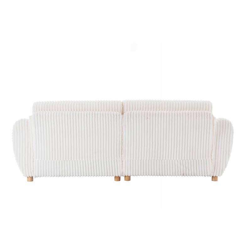 84in Corduroy Sectional Love Seat Couch