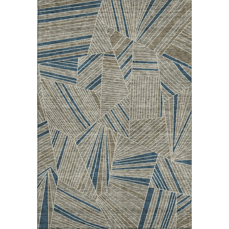 Premium Washable Super Soft Modern Mosaic Mayfield Rug