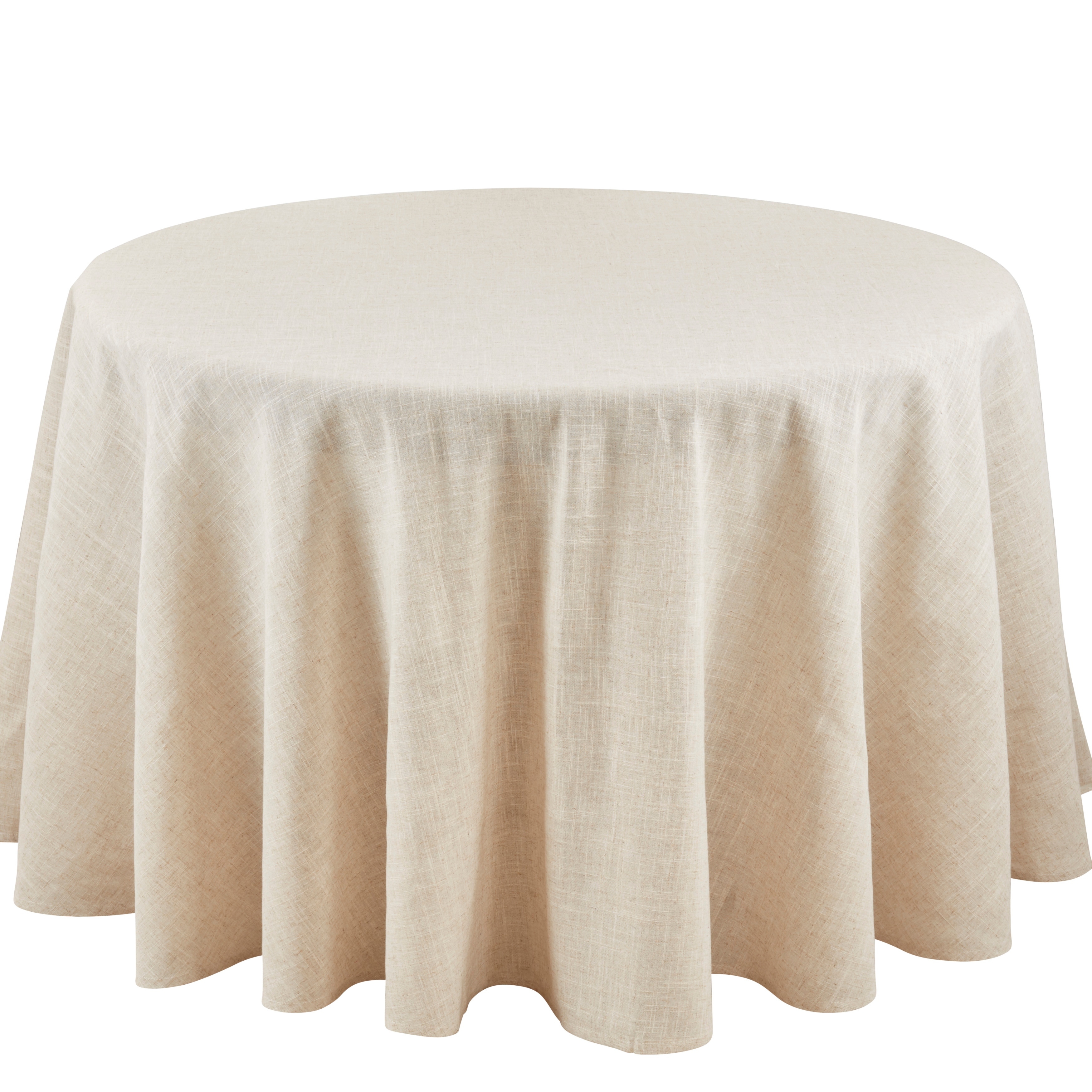 Toscana Natural Round Tablecloth