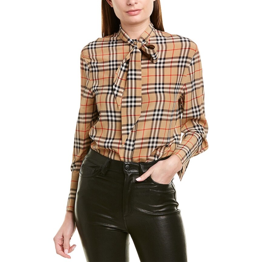 burberry shirt and tie