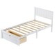 preview thumbnail 6 of 8, Twin Size Platform Bed with Under-bed Storage Drawers ,Spacious Design and Sturdy Pine Wood Construction