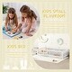 preview thumbnail 19 of 39, Twin Size Pine Wood Floor Bed with Safety Guardrails and Door for Kids