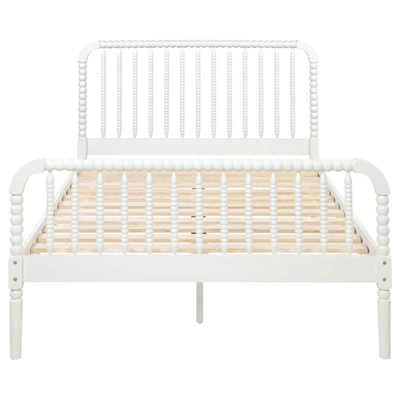 Jones Wood Full Open Frame Bed White