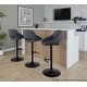 preview thumbnail 35 of 144, Silver Orchid Svellingen Adjustable Bar Stool with Rounded T Footrest - Set of 2