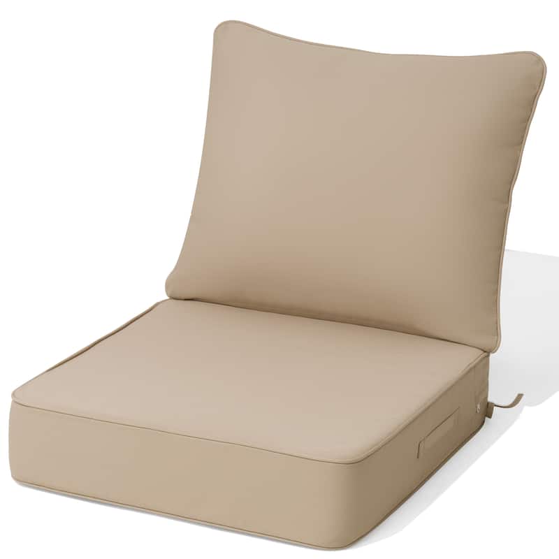 Crestlive Products Outdoor Premium Deep Seat Cushion Set