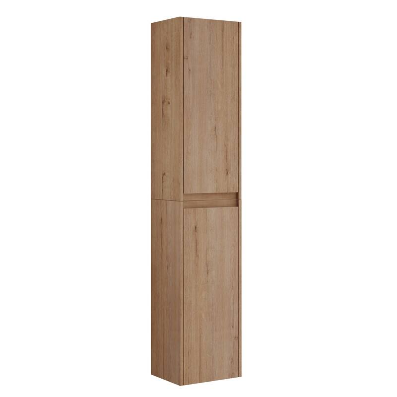 MEDUNJESS Bathroom Side Cabinet, Float Mounting Design