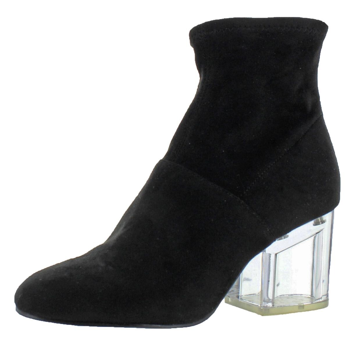 steve madden clear booties