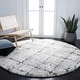 preview thumbnail 2 of 10, SAFAVIEH Fontana Shag Bekin Modern Check 2-inch Thick Rug