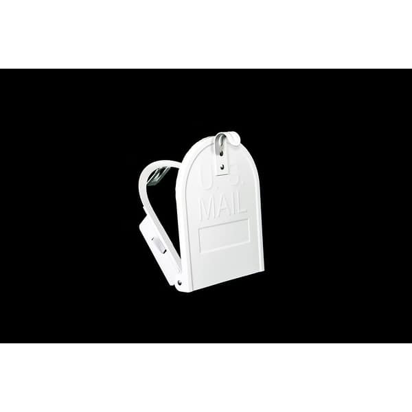 Shop Small 6 1 4 W X 8 H Retrofit Snap In Mailbox Door White Overstock 23548290