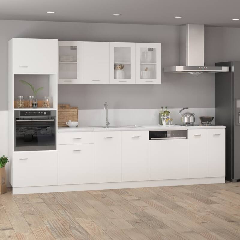 vidaXL Kitchen Cabinet Storage Cupboard Under Sink Organizer Engineered Wood