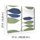 preview thumbnail 6 of 5, York Wallcoverings Sculpted Vines Alpine and Ultramarine Wallpaper