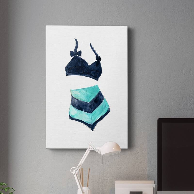 Vintage Swimwear III Premium Gallery Wrapped Canvas - Ready to Hang