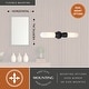 preview thumbnail 4 of 9, Thalia 24.75 in. Bath Bar Vanity Light White Glass Shade