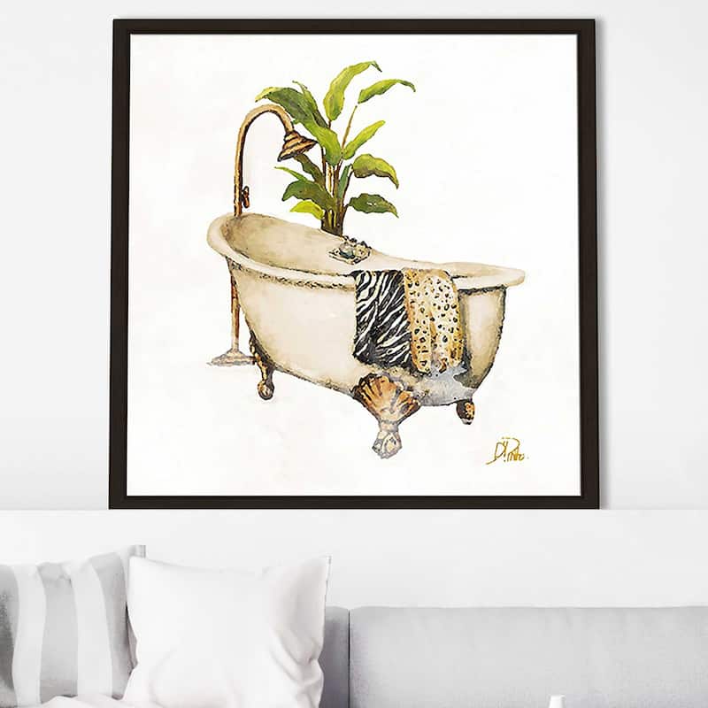 "Le Tub I" Print on Floating Canvas