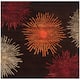 SAFAVIEH Handmade Soho Miyase Modern Burst New Zealand Wool Rug - 8' x 8' Square - Brown/Multi