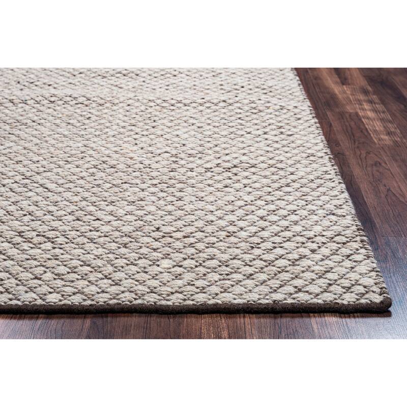 Alora Decor Valley Collection Reversible Hand-woven Wool Rug