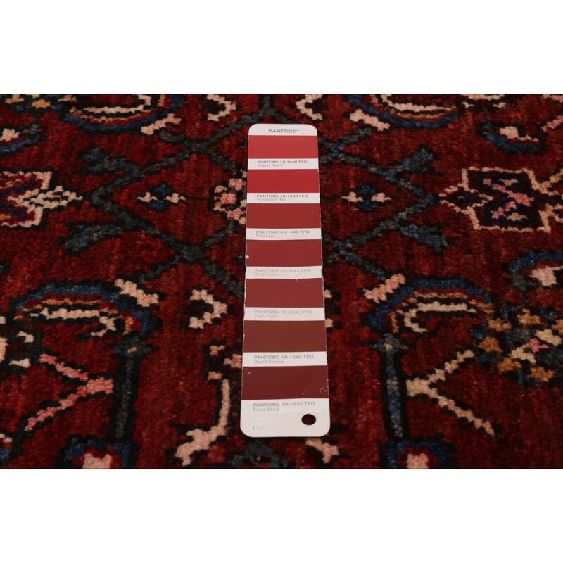 ECARPETGALLERY Hand-knotted Anatolian Vintage Red Wool Rug - 4'9 x 9'9