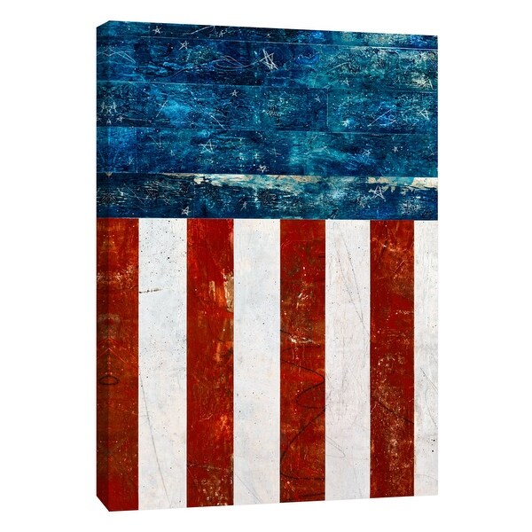 PTM Images 9-108527 PTM Canvas Collection 10" x 8" - "Americana 2" Giclee American Art Print on Canvas