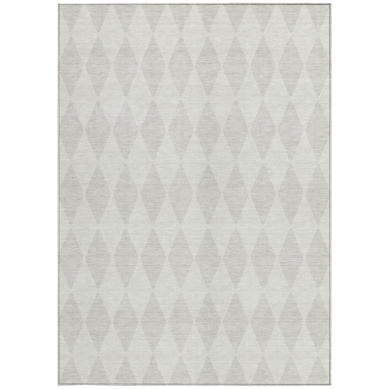 HomeRoots Geometric Transitional Rectangle Outdoor Rug