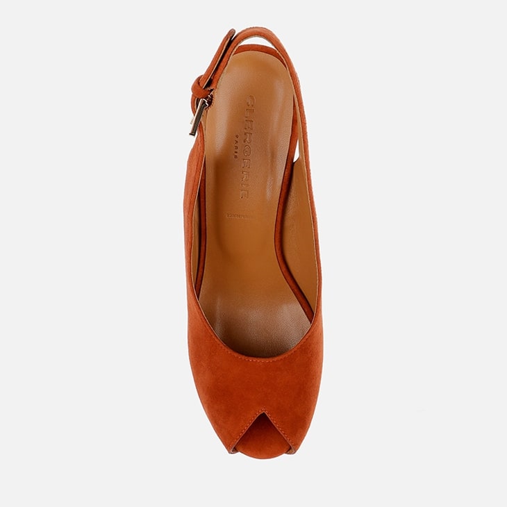 Clergerie Dylan Suede Platform Wedge