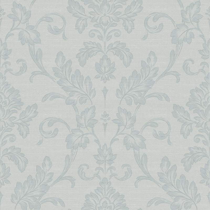 Sirpi Antonella Light Blue Scroll Wallpaper - 20.9 x 396 x 0.025