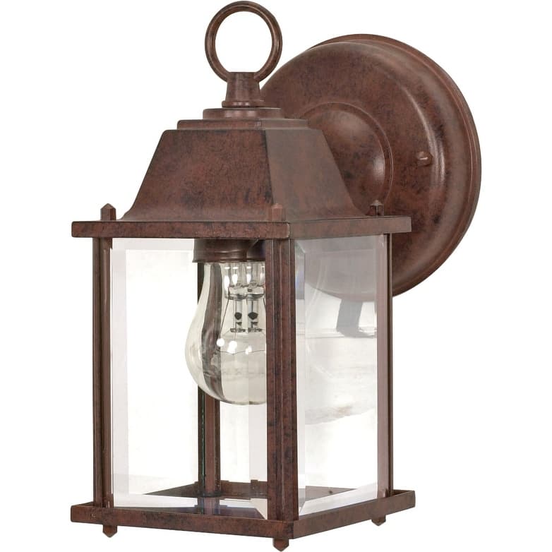 Nuvo Lighting 60/3463 9" Tall Outdoor Wall Sconce with Glass Panel