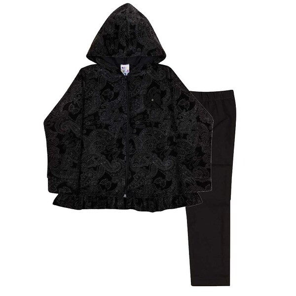 Girls Outfit Hoodie Jacket and Pants Kids Set Pulla Bulla Sizes 2-10 Years