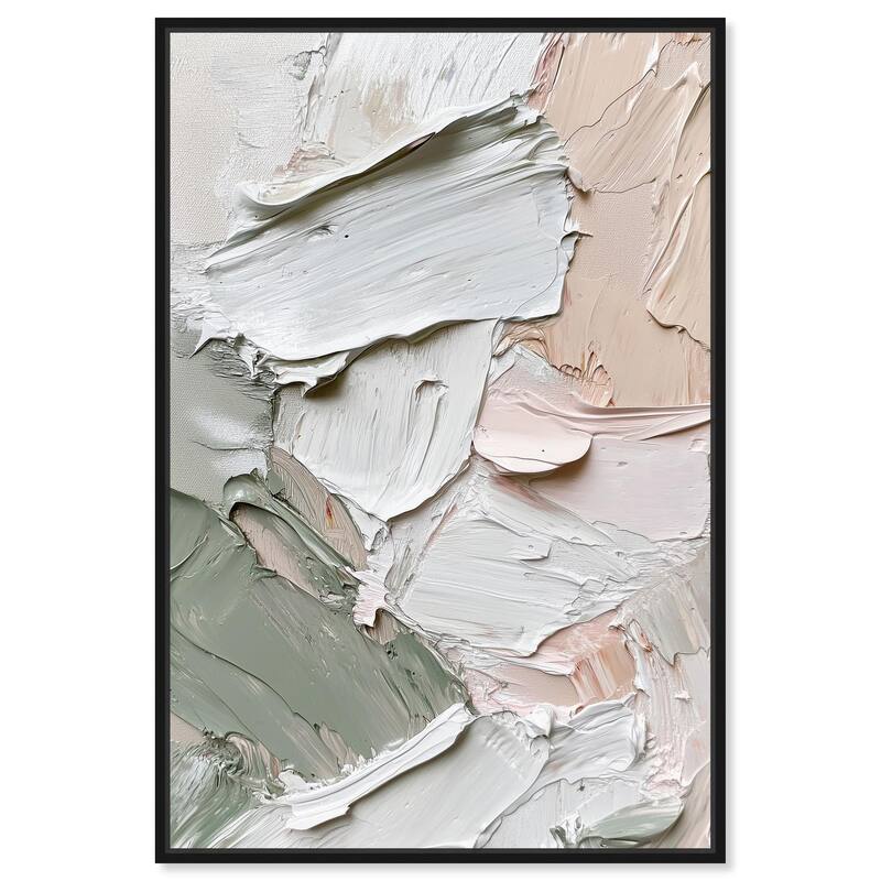 Creamy Contours I Canvas by Art Remedy - Black - 20" x 30"