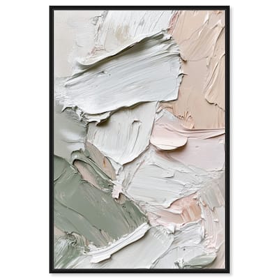 Creamy Contours I Canvas by Art Remedy