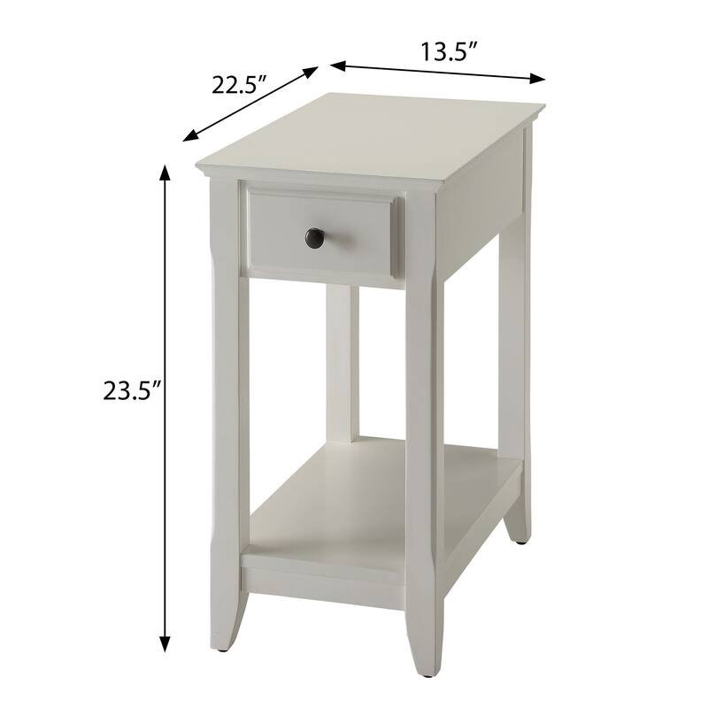 Symmons Accent Table with Bottom Shelf