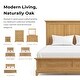 preview thumbnail 13 of 20, Furniture of America Wellington Farmhouse Natural Oak 2-Piece Wood Kids Bedroom Set