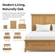 preview thumbnail 13 of 22, Furniture of America Wellington Farmhouse Natural Oak 4-Piece Wood Kids Bedroom Set