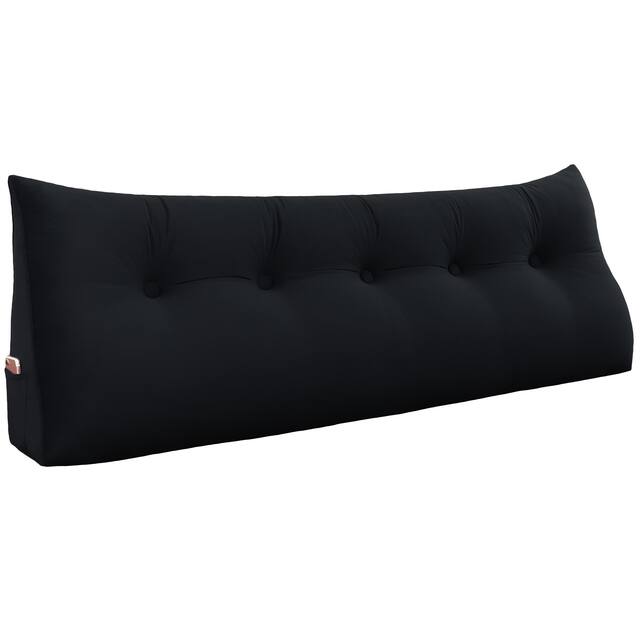 WOWMAX Bed Rest Wedge Reading Bolster Headboard Back Leaning Pillow Queen