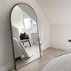 preview thumbnail 69 of 74, Modern Arched Full Length Aluminum Alloy Floor Mirror Standing Mirror