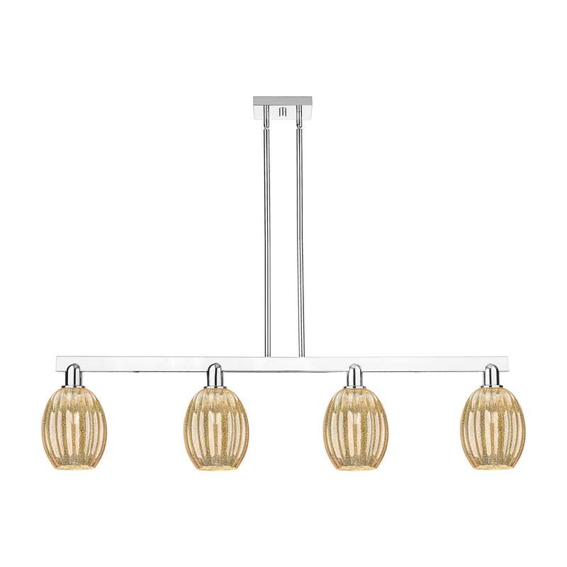 Innovations Lighting Urban Downtown - Preston - 4 Light 48" Bell Shade Stem Hung Island Light