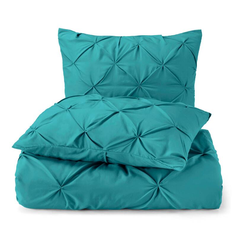 Nestl Pinch Pleat Down Alternative Ultra Soft Comforter Set