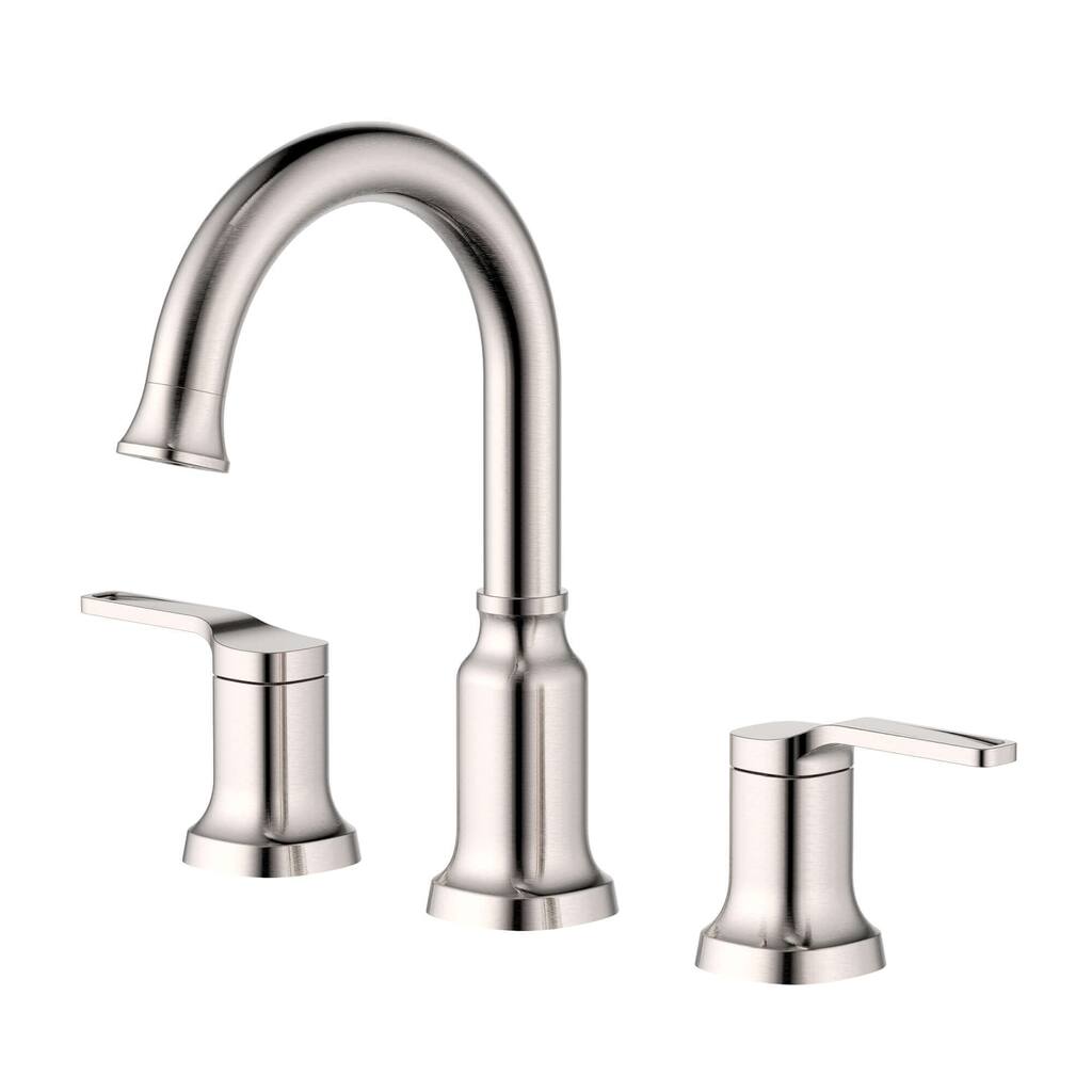 Ruvati Arti Two Handle Widespread Bathroom Faucet in Brushed Nickel - RVF5233BN - 7'6" x 9'6"