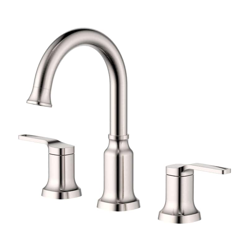 Ruvati Arti Two Handle Widespread Bathroom Faucet in Brushed Nickel - RVF5233BN - 7'6" x 9'6"