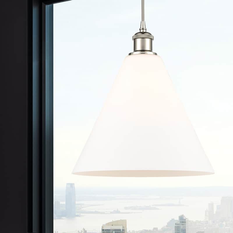 Innovations Lighting 516-1P-15-12 Berkshire Pendant Berkshire 12" Wide