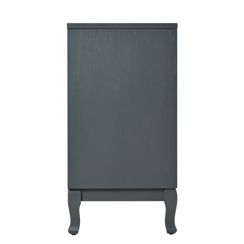 Retro 4-Door Sideboard with Large Storage Space