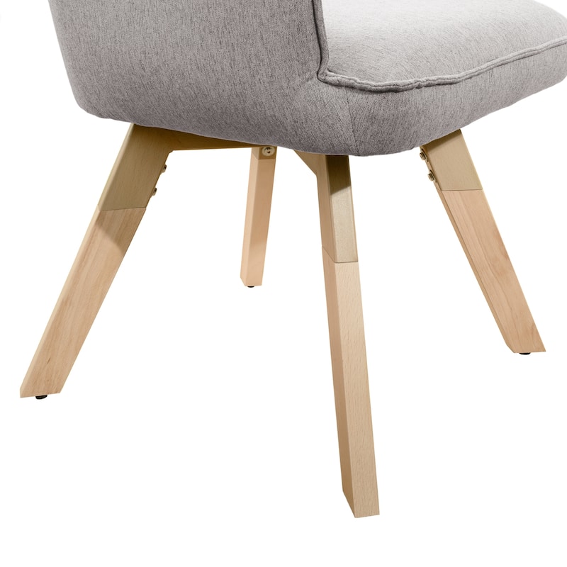 Art Leon Swivel Fabric Dining Arm Chair (Set of 2)